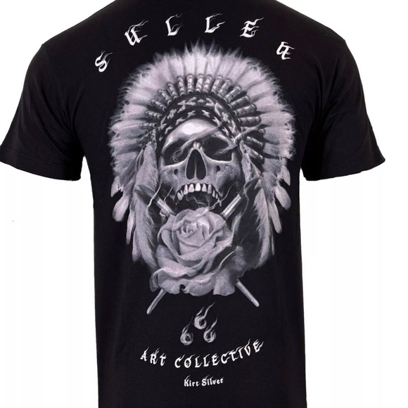 Sullen Men's T-shirt SILVER CHIEF Tattoos Urban Design Premium Quality - Picture 5 of 16